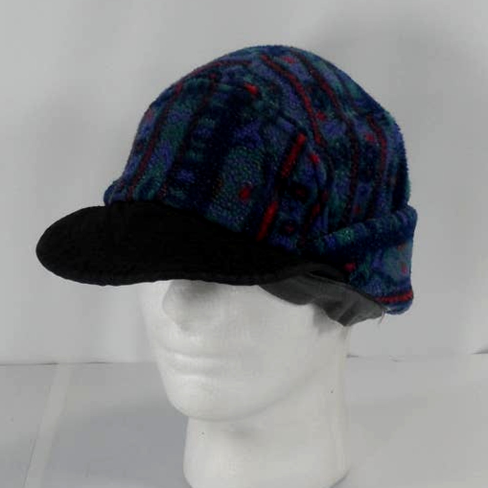 Vintage EMS Brand 5 Panel Hat Made in USA Hiking Outdoors Size L/XL